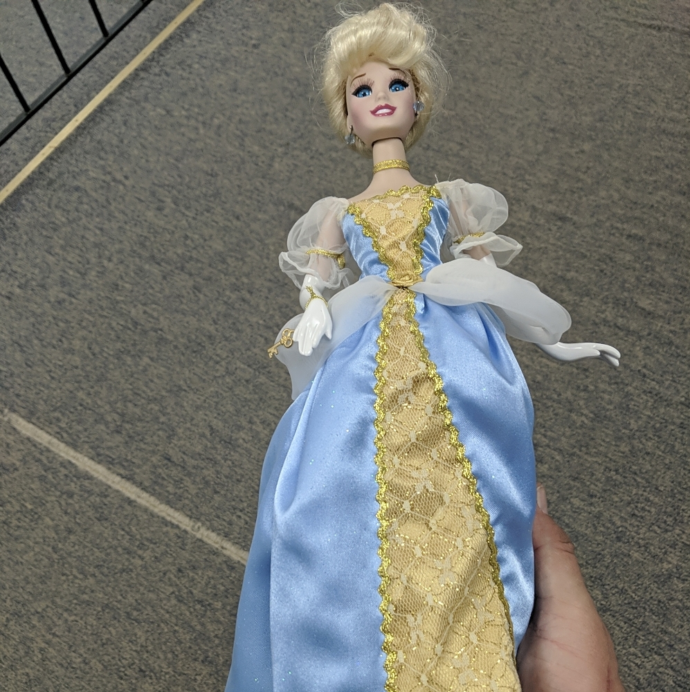 Disney branded ceramic porcelain doll. Cinderella